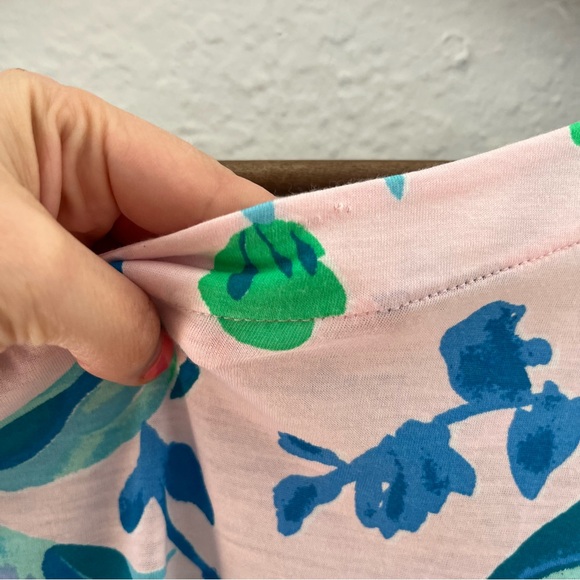 Lilly Pulitzer Lula Top Pink Tropics Sweet Pea Size Medium - Picture 9 of 11